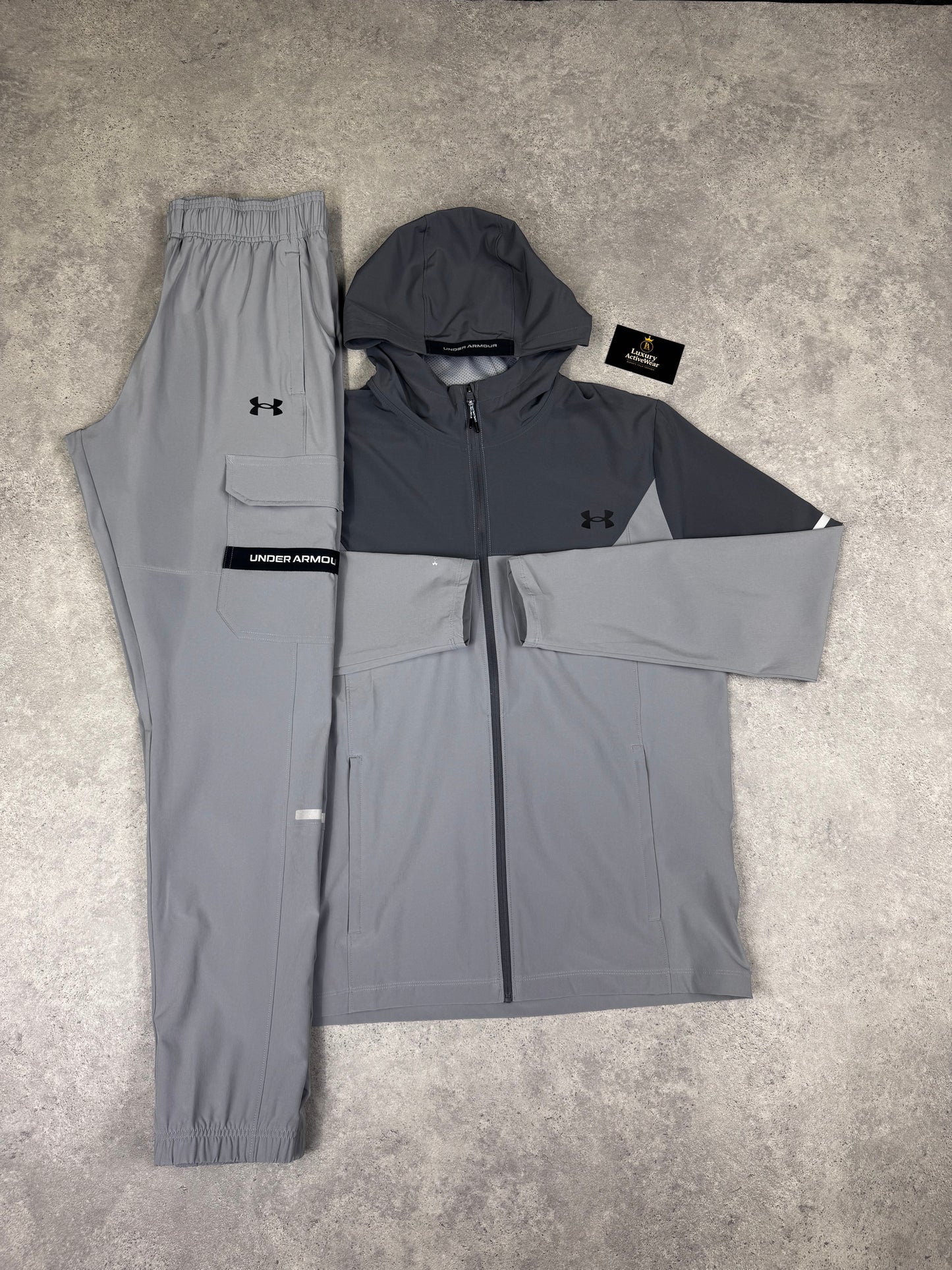 UNDER ARMOUR - UTILITY TRACKSUIT GREY