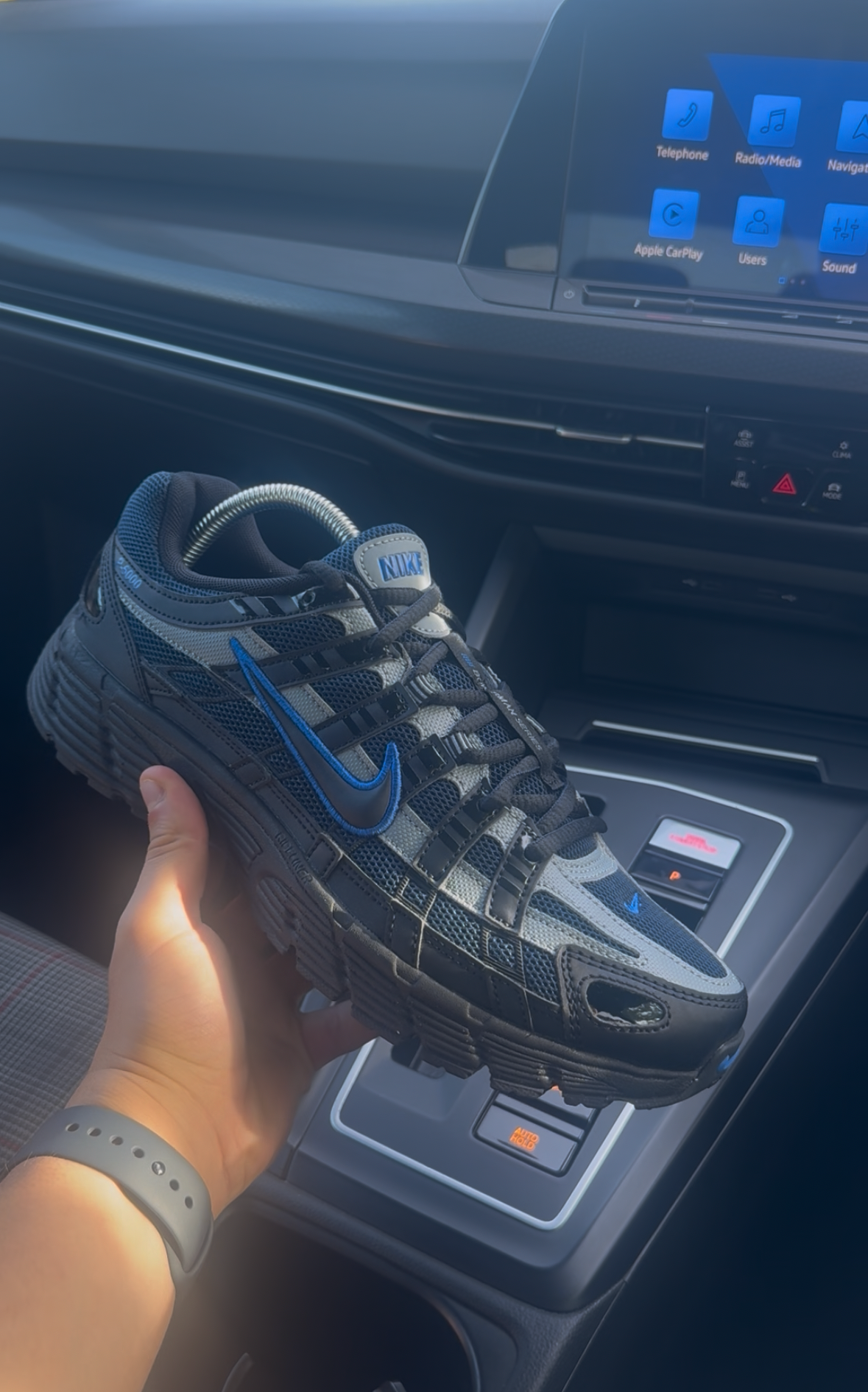 NIKE P-6000 UTILITY BLACK BLUE