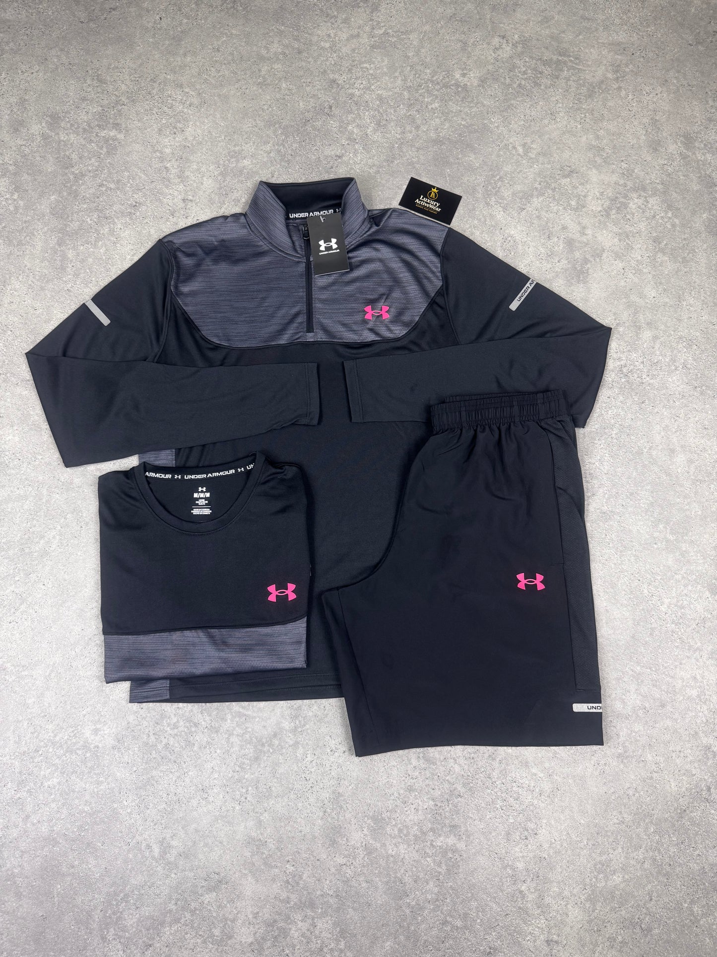 UNDER ARMOUR - TECH UTILITY 3 PIECE PINK/BLACK