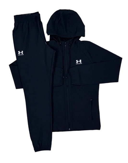 UNDER ARMOUR - WOVEN TRACKSUIT BLACK