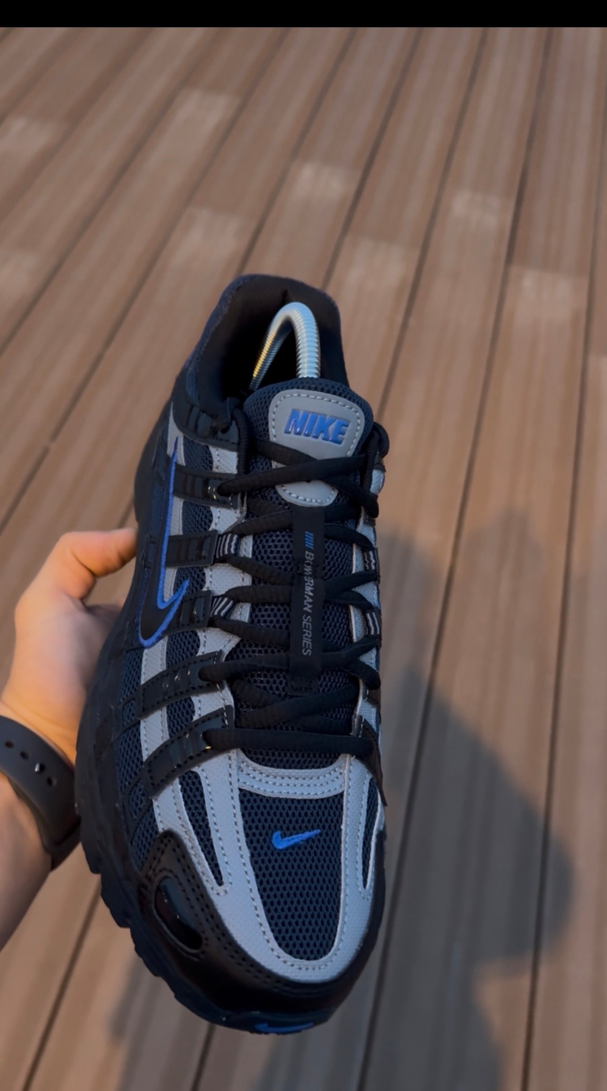 NIKE P-6000 UTILITY BLACK BLUE