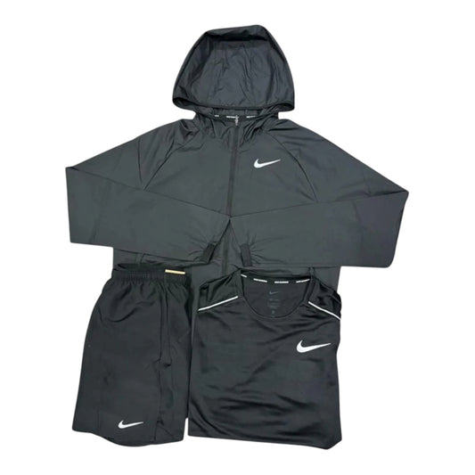 NIKE BLACK ESSENTIAL TRIO SET